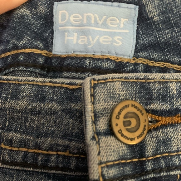 Denim Maxi Skirt with Back Slit - Picture 4 of 6